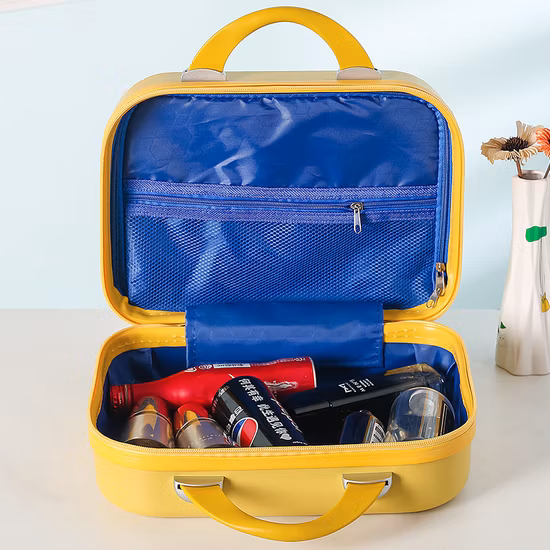 Le plus récent ensemble de bagages durs de voyage boîte ABS avec étui à cosmétiques